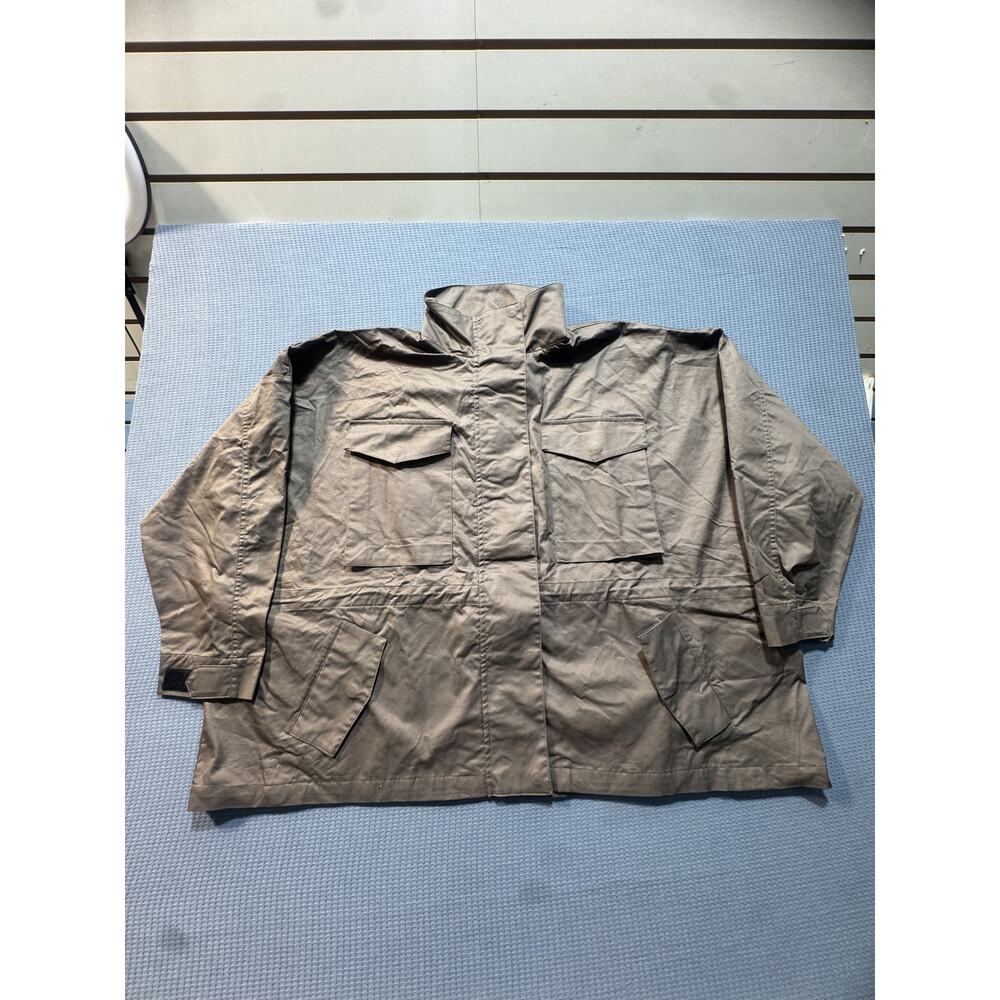 Nike M65‎ Jacket Brown Canvas Women's Size L Oversized Fit Brand New